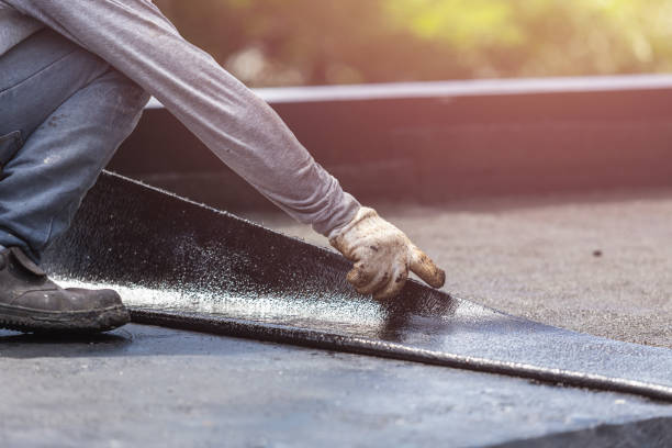 Professional Exterior Waterproofing technician working in Harpster, OH